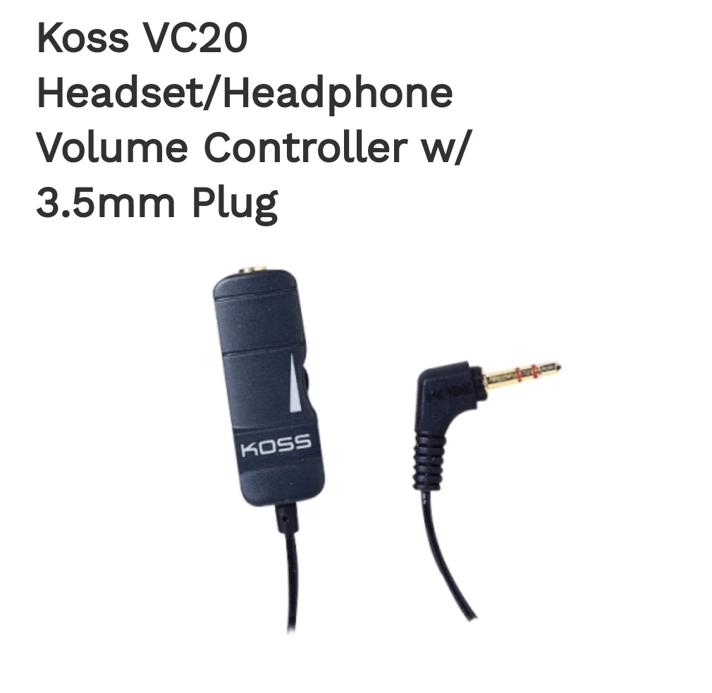 Koss volume online control