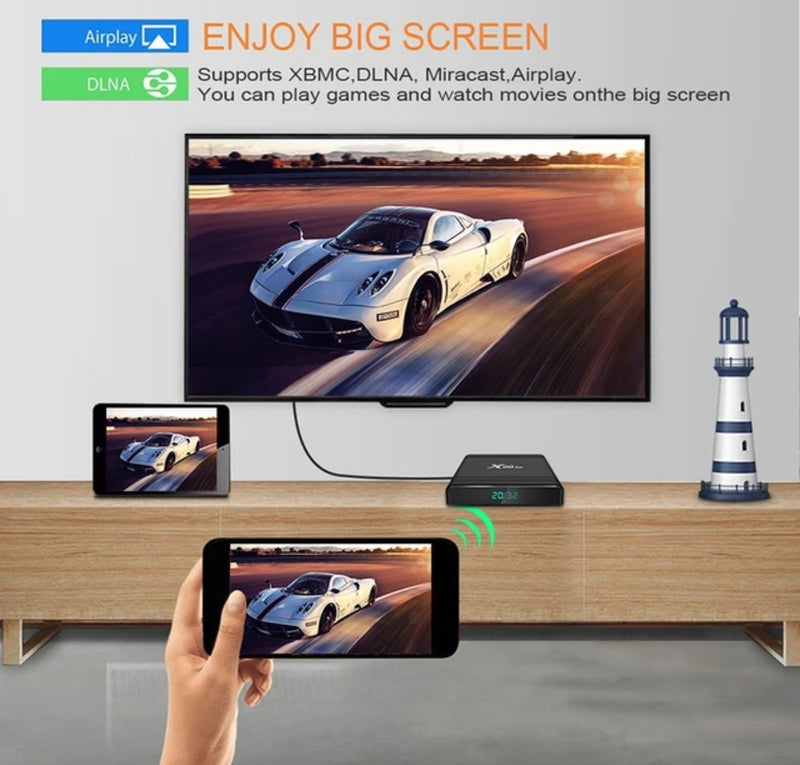 Newest x96 air amlogic s905x3 4gb 32gb 8k smart android 9 tv box