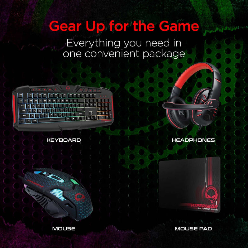 HyperGear 4-in-1 Gaming Kit Red Dragon