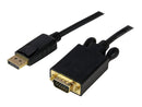6ft DisplayPort to VGA Cable - 1920 x 1200 -Active DP to VGA