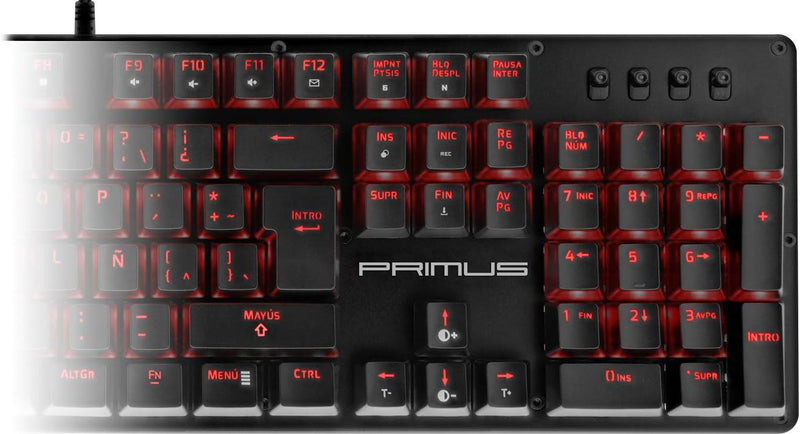 Primus Keyboard Ballista 100T Red Switch Gaming Silent Mechaical