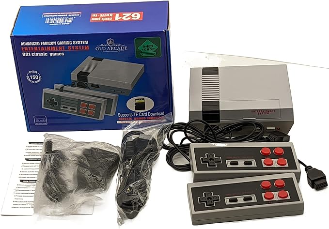 Classic Mini Game Console, 621 Different Classic Games, HDMI Connection
