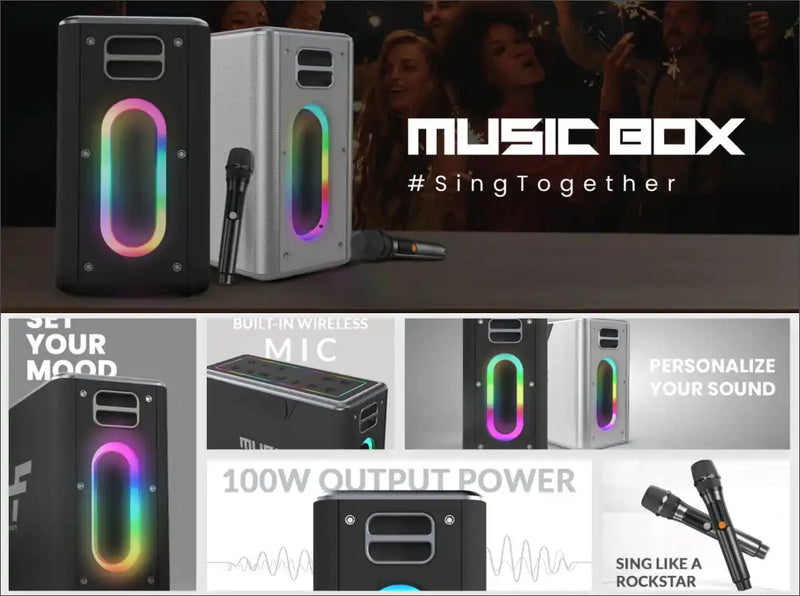 HiFuture MusicBox 100W Karaoke Speaker