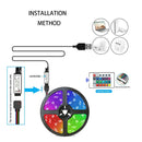 5m 10m RGB led strip 5050 USB 5V Smart 24keys Remote or APP Bluetooth Control music sync house room party TV led strip light