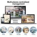 4 channels wifi security camera systems .white