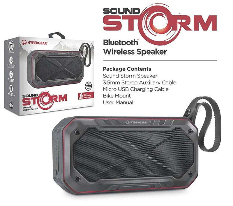 HyperGear Sound Storm Wireless Speaker Black 