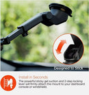 HyperGear Wireless Fast Charging 10W Telescopic Dash Mount