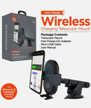 HyperGear Wireless Fast Charging 10W Telescopic Dash Mount