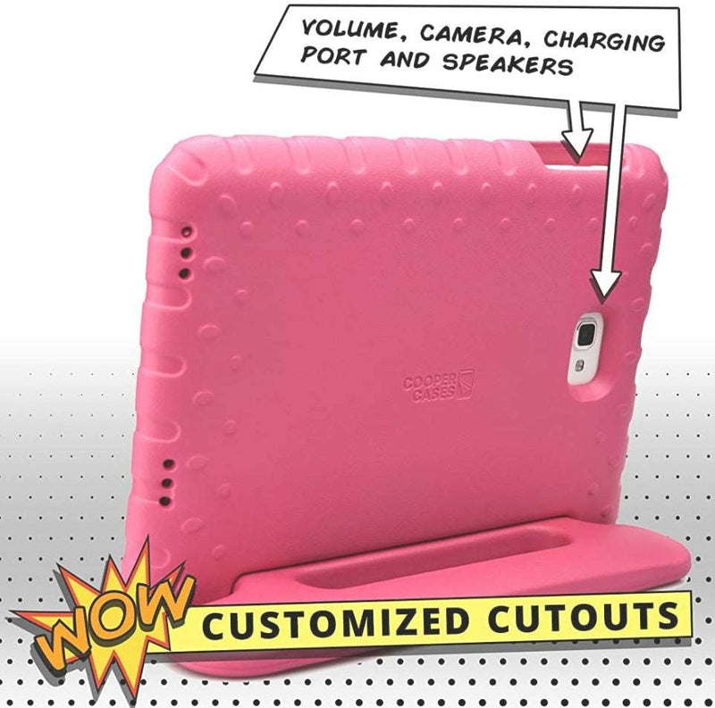 Dynamo [Rugged Kids Case] Protective Case for Samsung Tab A 10.1 (2016) pink 
