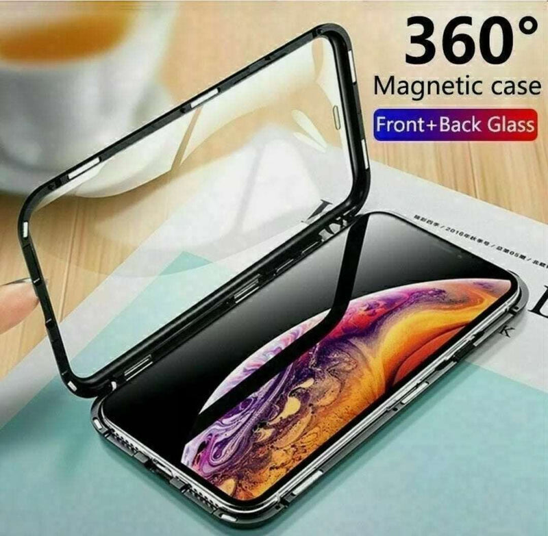 360 Protective Magnetic Shockproof Phone Case Cover for iPhone 7 , XR, XS MAX, X,