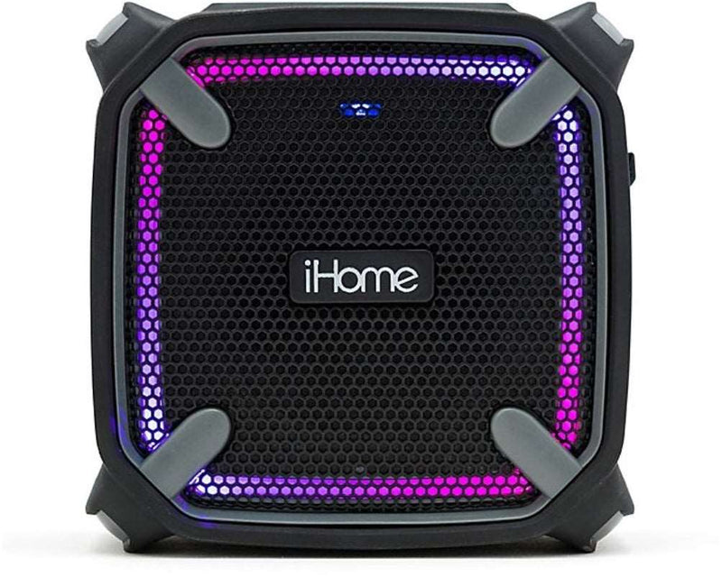 iHome™ Weather Tough™ Portable Rechargeable Bluetooth Speaker in Black