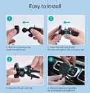 CHOETECH AT0003-BK AIR VENT MAGNETIC PHONE CAR MOUNT FOR IPHONE 12 360° ADJUSTABLE CAR