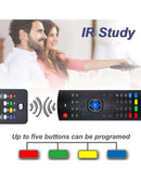 Air Mouse Remote, Rock&Rown MX3 Pro 2.4G Android Box Remote with Mini Wireless Keyboard,Compatible for Android TV/Box/Projector/IPTV/HTPC/Window/HTPC/Mac OS