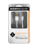 MOBILE GEAR APPLE LIGHTNING SYNC & CHARGE CABLE
