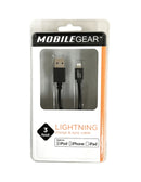 MOBILE GEAR APPLE LIGHTNING SYNC & CHARGE CABLE