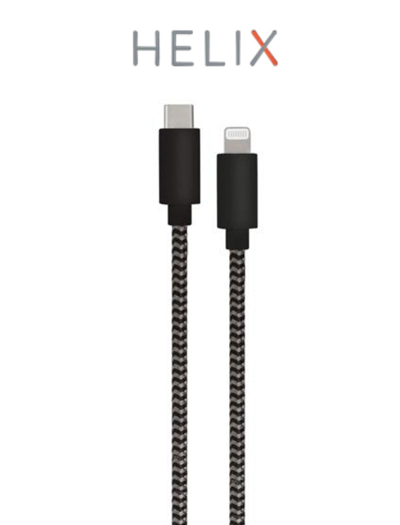 Helix USB-C to Lightning Cable - Black - 5ft (ETHCLTB)
