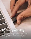 Shokz OpenComm UC - Bone Conduction Bluetooth Stereo Computer Headset with Loop 100 (Black)