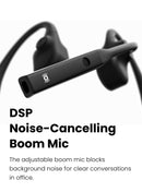 Shokz OpenComm UC - Bone Conduction Bluetooth Stereo Computer Headset with Loop 100 (Black)