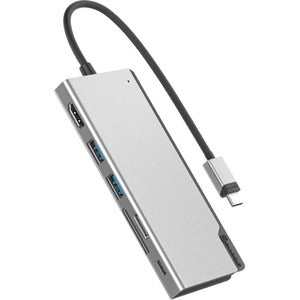 Alogic USB-C Ultra Dock UNI Gen 2 - for Notebook/Tablet/Smartphone - Memory Card Reader - SD, microSD - 100 W - USB Type C - 4K