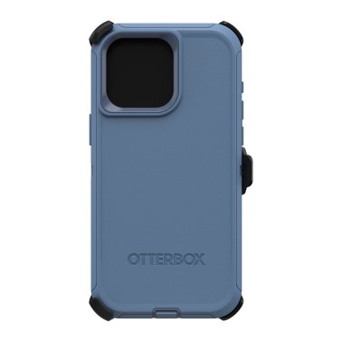 iPhone 15 Pro Max Otterbox Defender Series Case - Blue (Baby Blue Jeans)