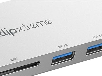 Klipxtreme Hub USB-C 5 in 1 2xUSB-A/SD/MSD/USB-C Charge