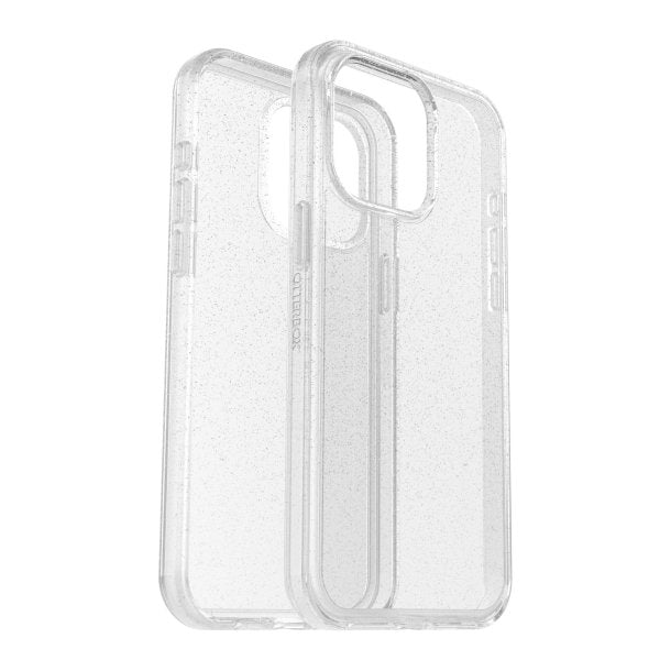 iPhone 15 Pro Max Otterbox Symmetry Series Case - Clear/Silver Flake (Stardust)