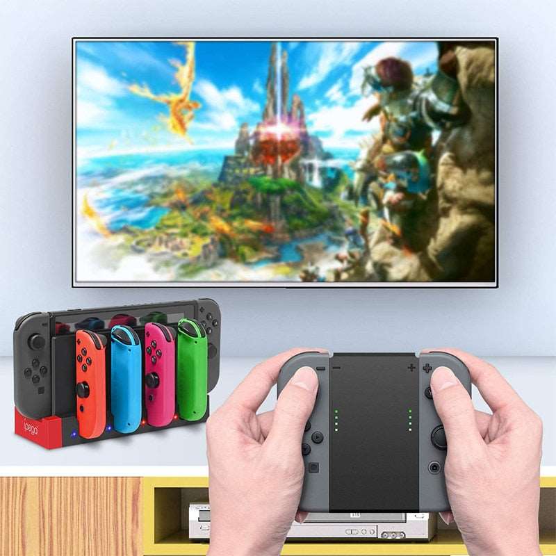 Joy Con Controller Charger Dock Stand Station Holder for Nintendo Switch