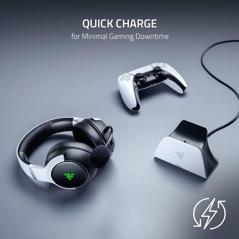 Razer Legendary Duo Bundle for PlayStation 5: Kaira Wireless Headset and Quick Charging Stand for PS5 - (Controller Sold Separately)