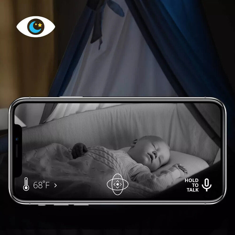 Invidyo World's Smartest Video Baby Monitor with Crib Mount