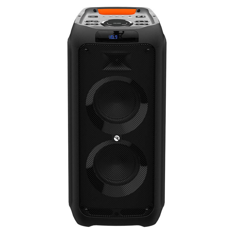 Raycon The Power Speaker Ultra 2x 8" Liquid Flame Lights Bluetooth Party Speaker