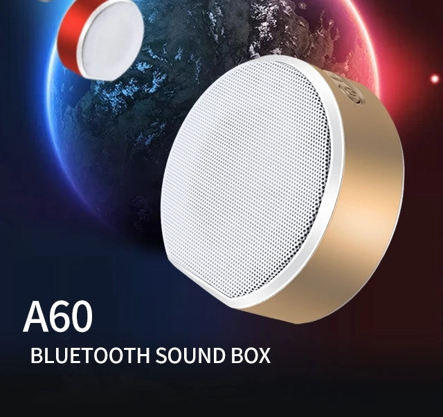 A60 bluetooth wireless speaker with external voice call input.