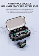 T19 WIRELESS EARBUDS Black.
