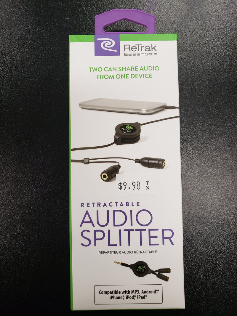 Retrak two can share audio splitter.
