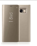 mirror flip leather phone case for Samsung Galaxy S9+