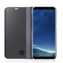 mirror flip leather phone case for Samsung Galaxy S8