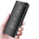 mirror flip leather phone case for Samsung Galaxy S9+