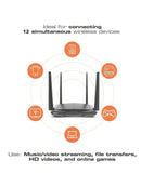 Nexxt nebula 1200-AC wireless Router.