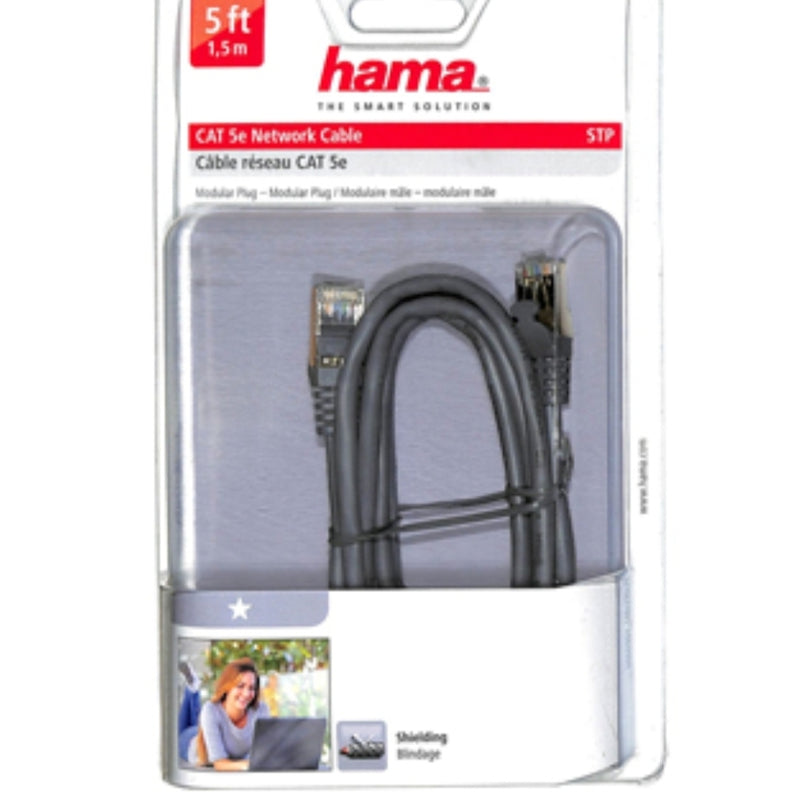 Hama cat 5e network cable 5ft
