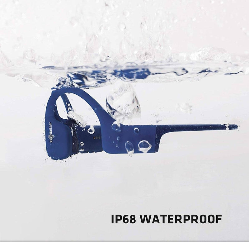 Aftershokz Xtrainerz Waterproof Open Ear MP3 Headphones - SAPHIRE BLUE