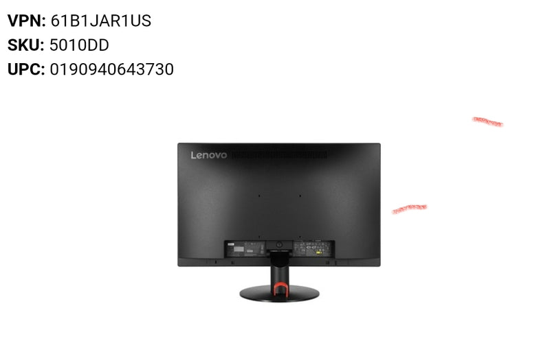 Lenovo ThinkVision T2224d 21.5" Full HD LED LCD Monitor Open box