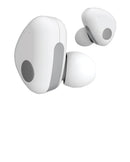 Halo true wireless earbuds with charging case.