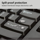 Kensington Keyboard and Mouse for Life Wired Desktop Set (K72436AM