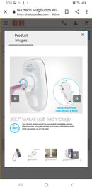 Naztech MagBuddy Wireless Charger Desk Mount (Rose Gold)