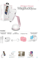 Naztech MagBuddy Wireless Charger Desk Mount (Rose Gold)