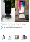 Naztech MagBuddy Wireless Charger Desk Mount (Rose Gold)