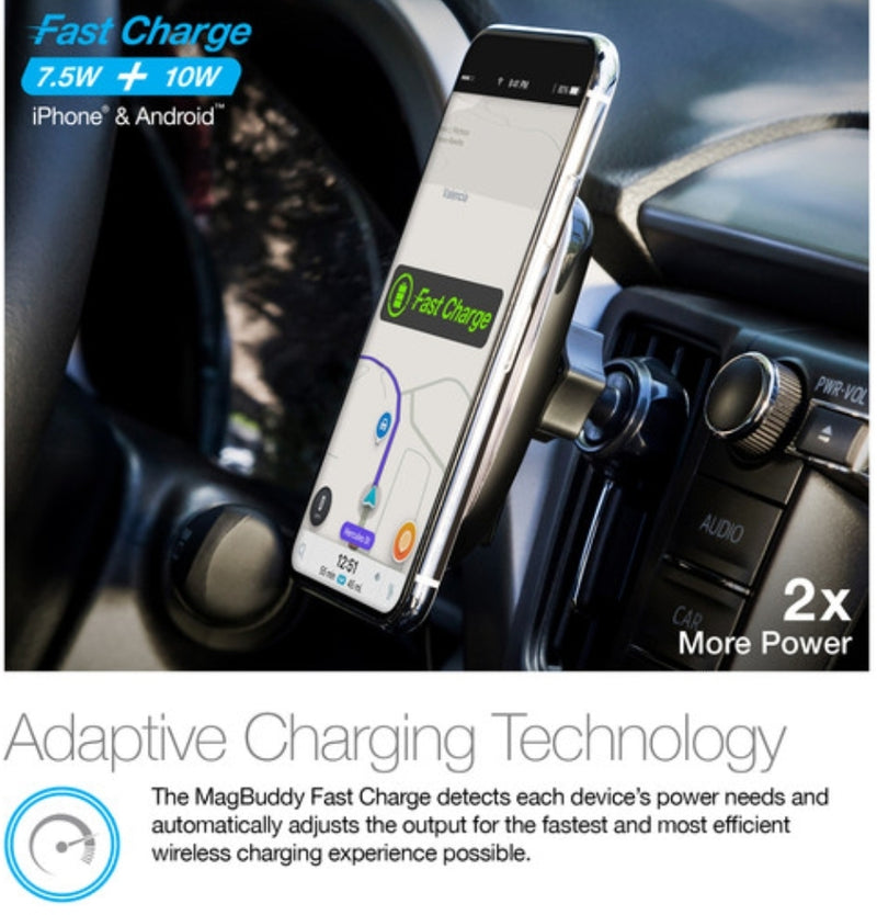 Naztech MagBuddy Wireless Vent Mount Charger