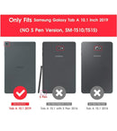 Kids shockproof tablet case for samsung Tab A T510,T515 Pink