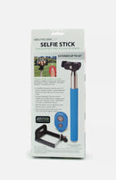 SOUNDLOGIC XT SELFIE STICK WITH BLUETOOTH WIRELESS SHUTTER REMOTE, red,black,blue