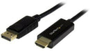 StarTech.com DisplayPort to HDMI converter cable - 6 ft (2m) - 4K