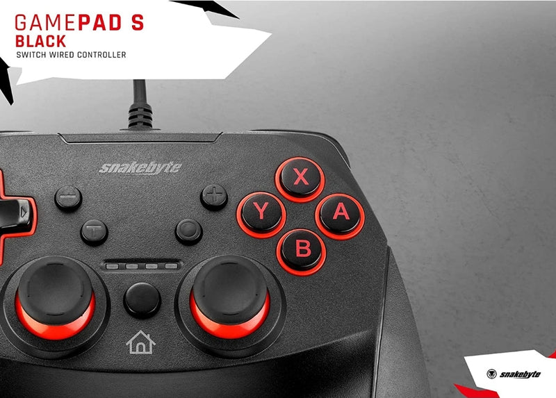 Snakebyte NSW Game:Pad S - Wired Controller Nintendo Switch Controller